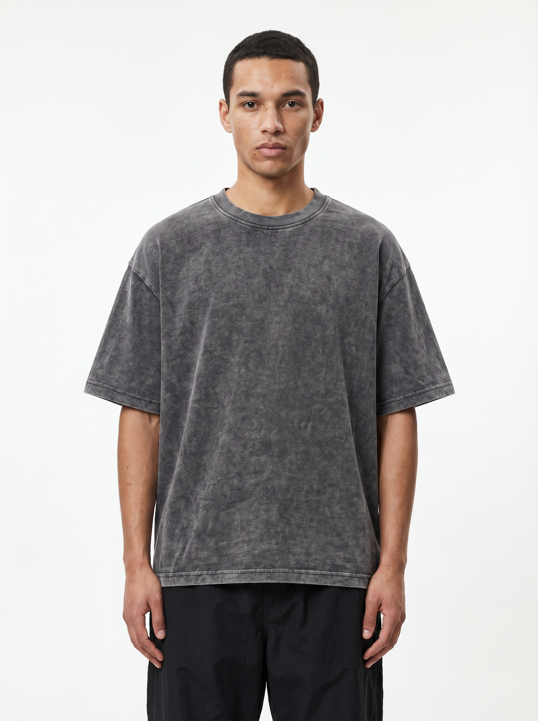 Oversize Washed Tishert Gray