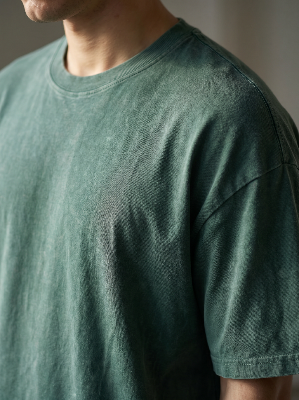 Oversize Washed Tishert Green