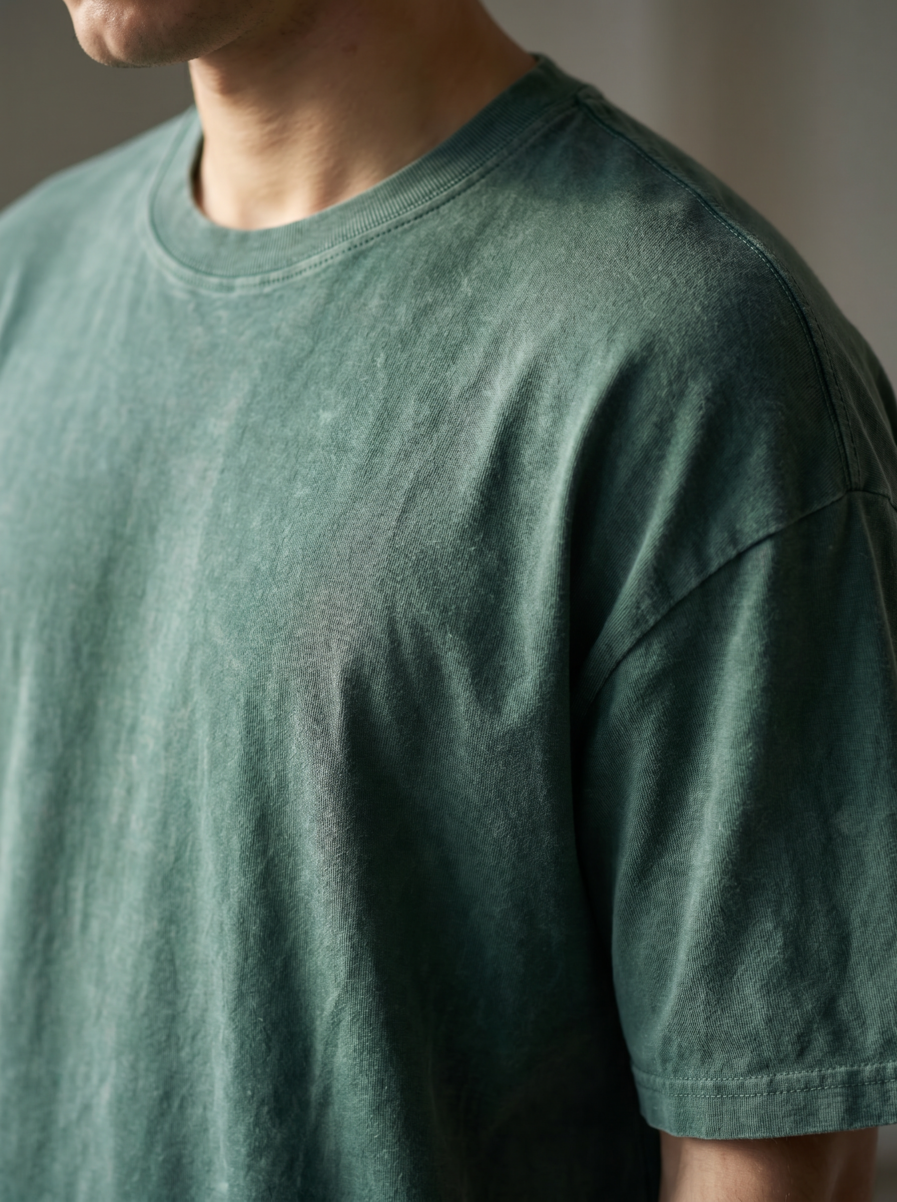 Oversize Washed Tishert Green