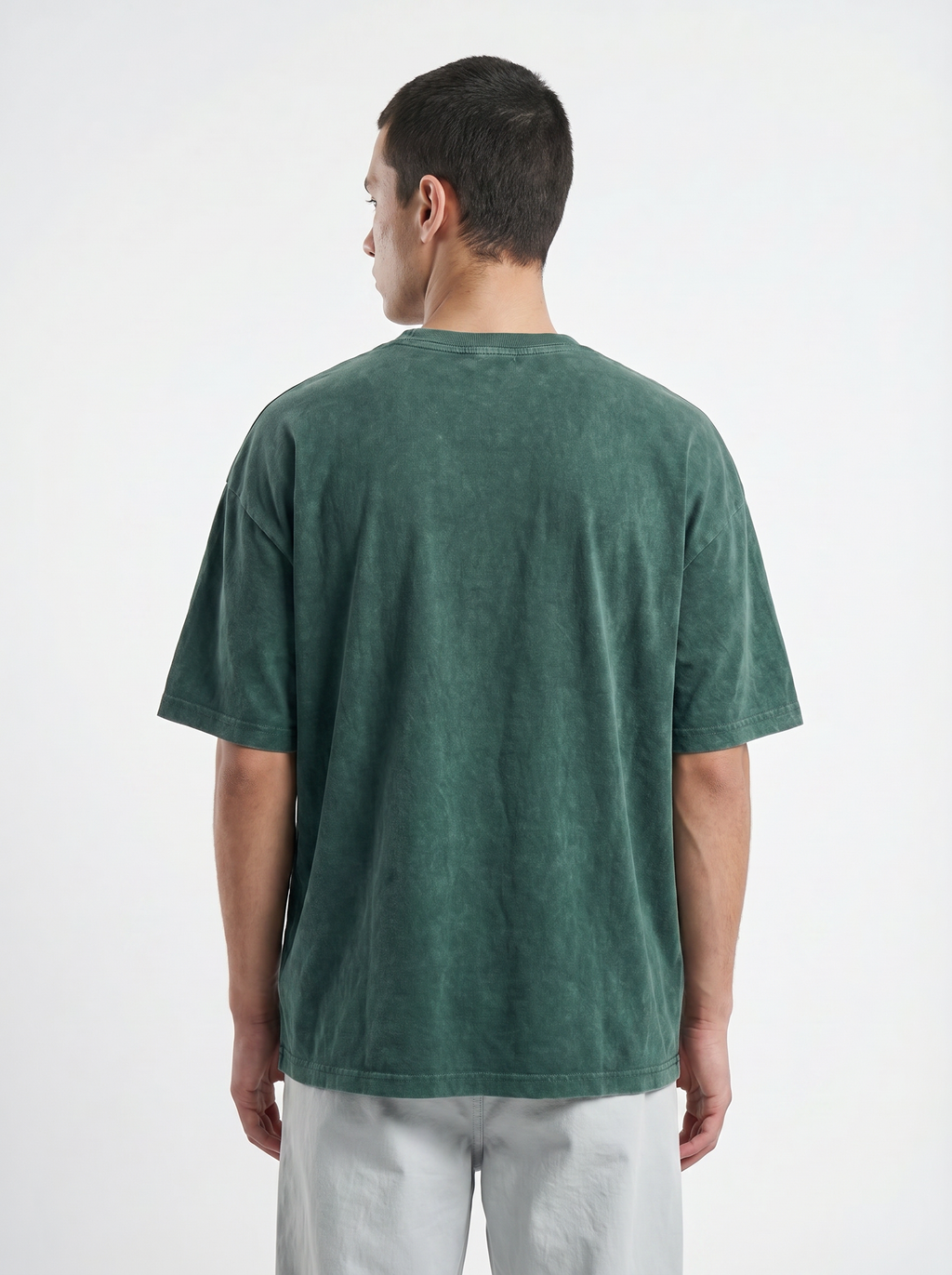 Oversize Washed Tishert Green