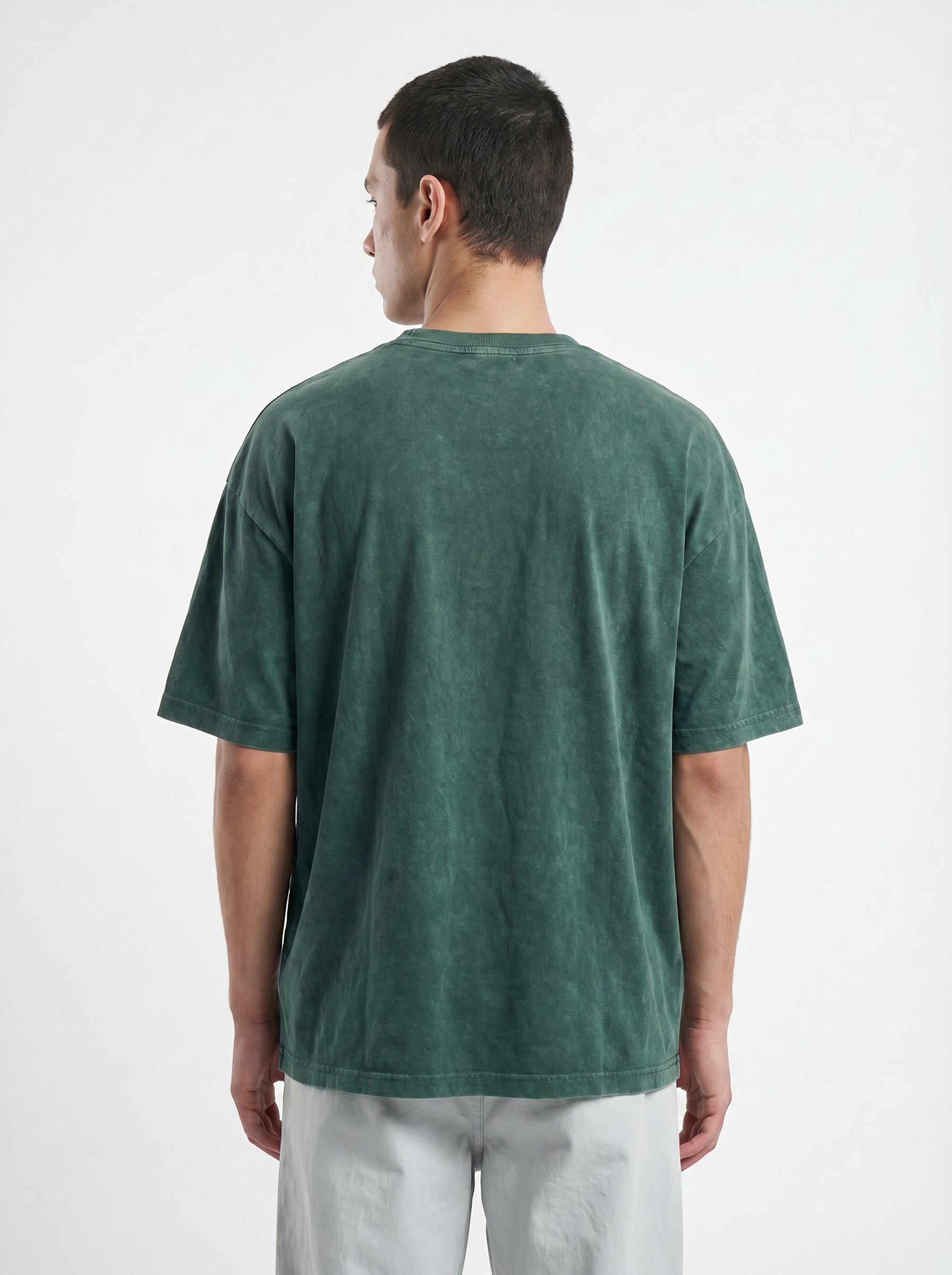 Oversize Washed Tishert Green