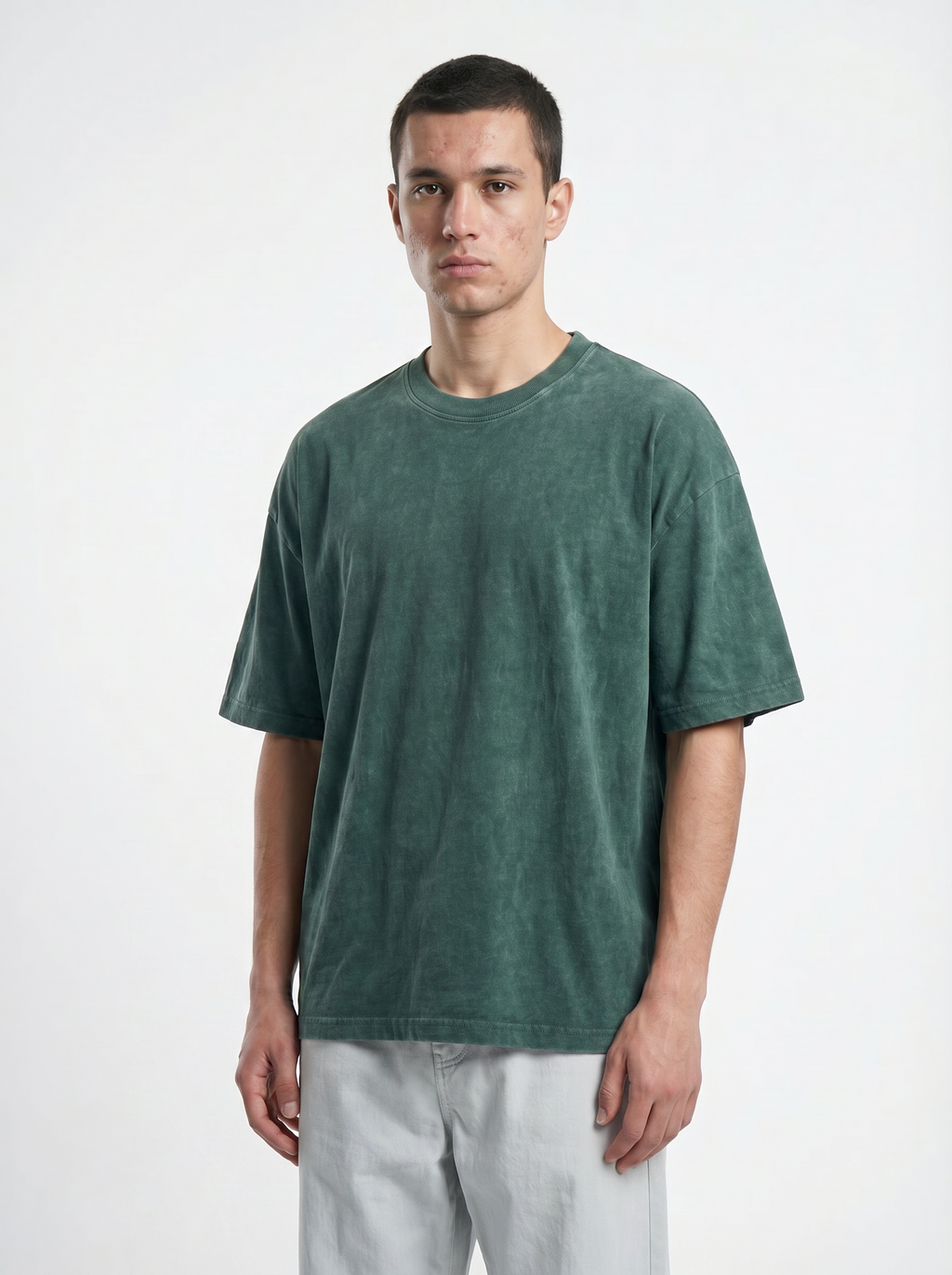 Oversize Washed Tishert Green