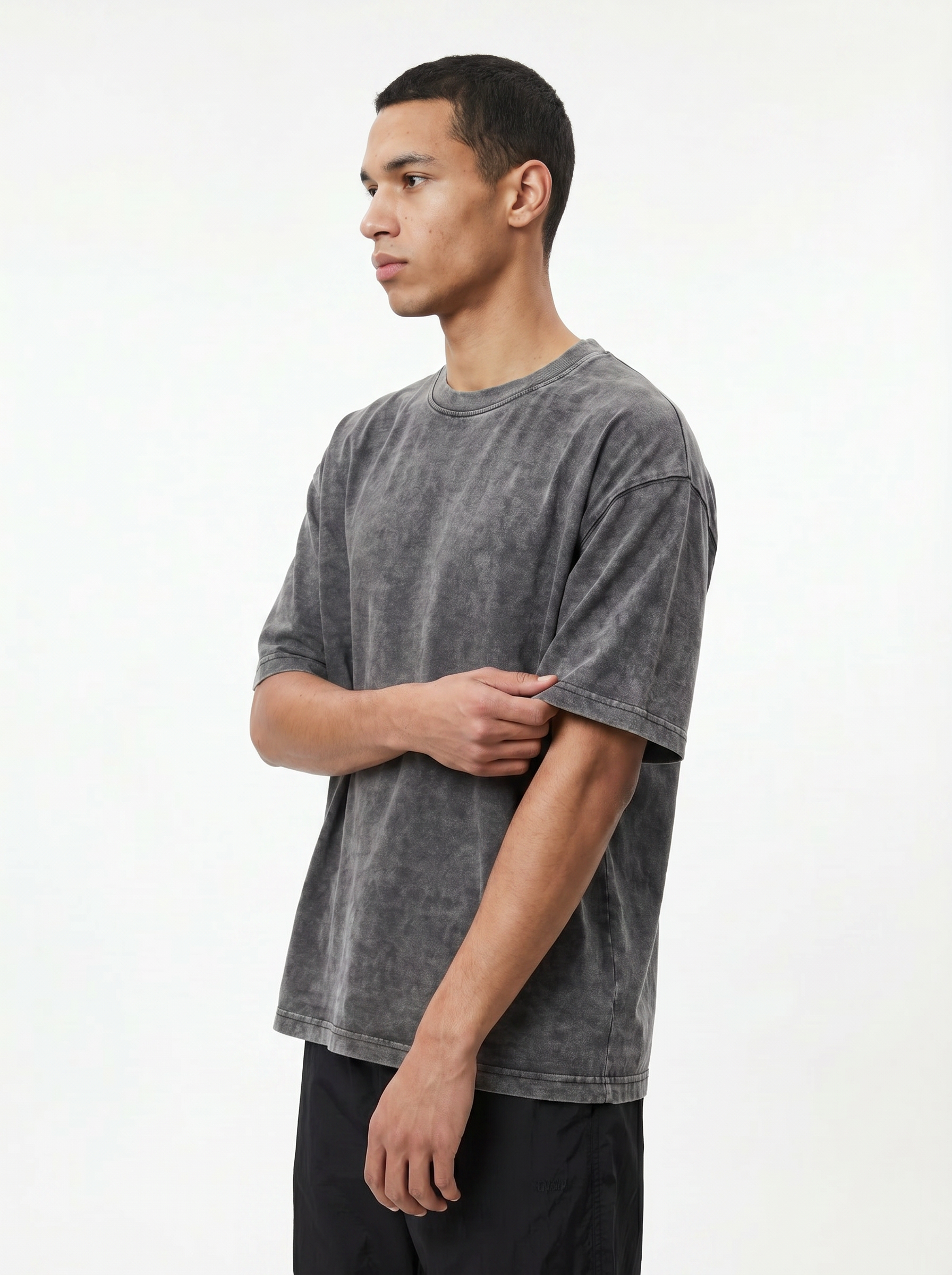 Oversize Washed Tishert Gray